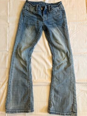 Grace kids Light Blue Wide Leg Jeans